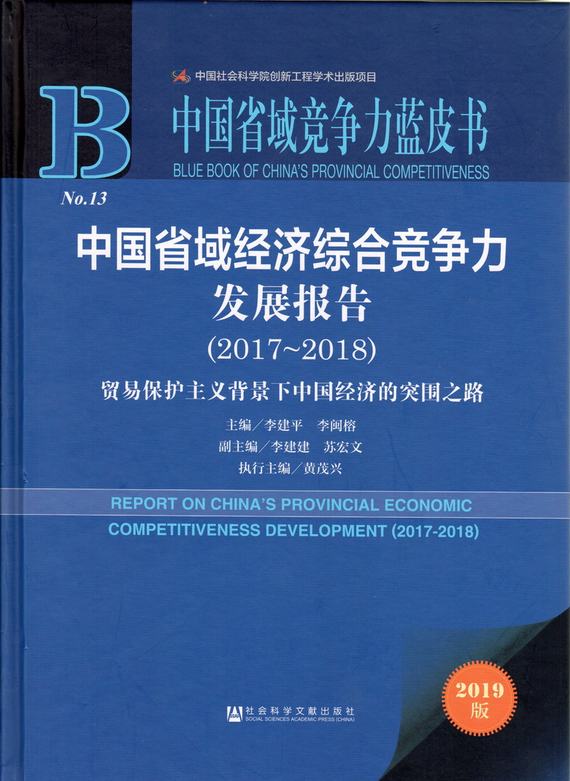 骚白虎操白虎操白虎视频中国省域经济综合竞争力发展报告（2017-2018）